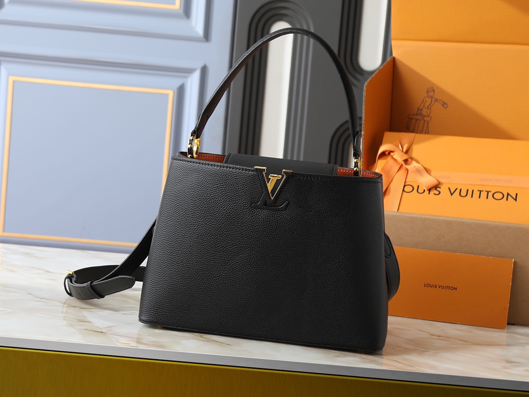 Louis Vuitton LV Classic Handbag Monogram Empreinte Model M83694 Multiple Compartments Travel Ready Authentic Style